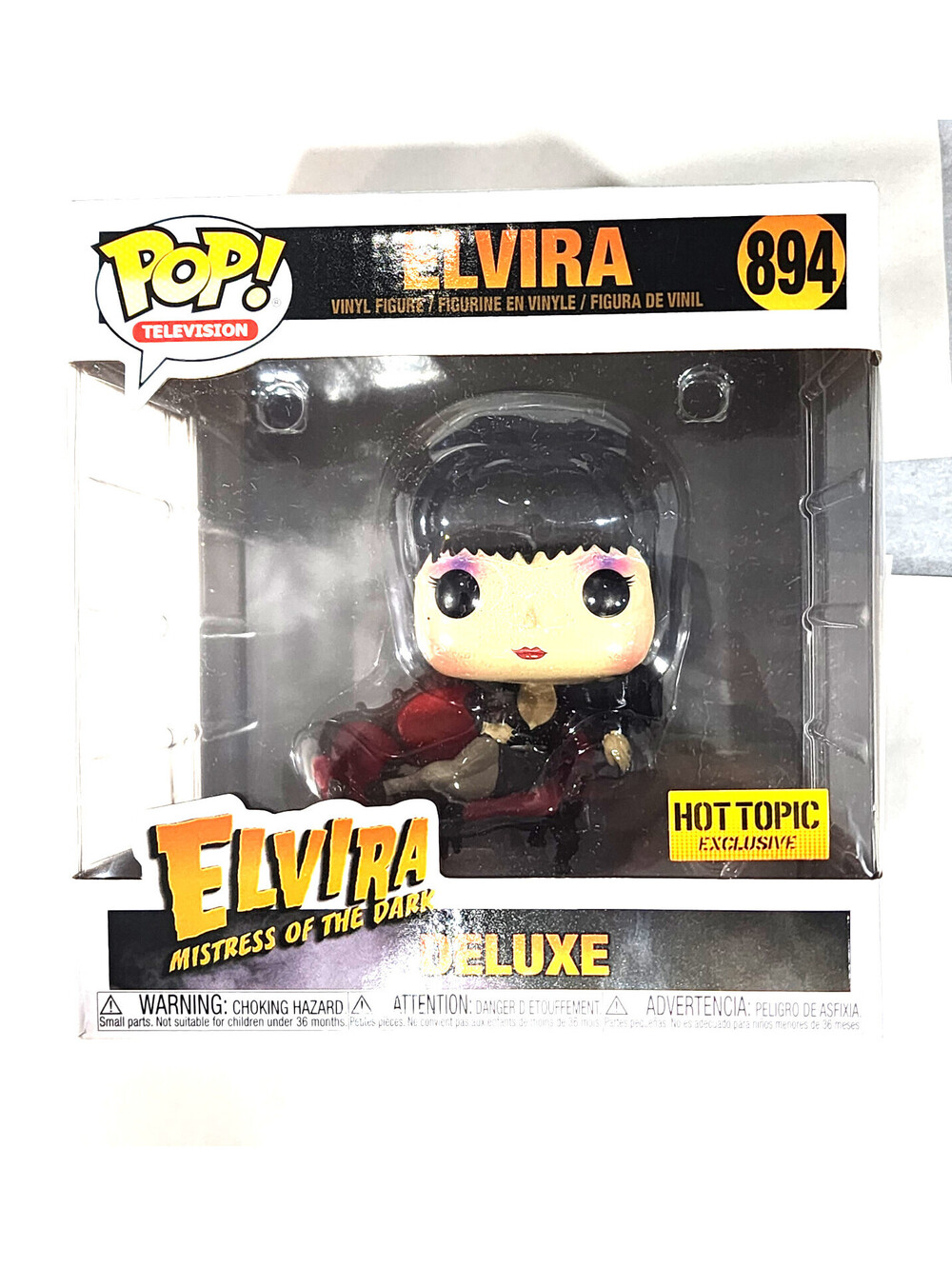 Funko Pop! Television Elvira Mistress of the Dark Deluxe Vinyl #894 Hot Topic